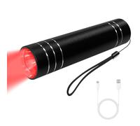 YKoliron Red Light Device, LED Red Light Wand, Portable LED Infrared Torch, Near Infrared Lamp Device for Home Use (Black)
