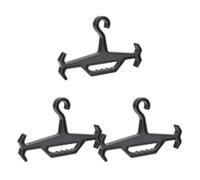 yksiahfi Heavy Duty Hanger for Vest Wetsuit Hanger,Survival Equipment Storage Organizer Black 3PCS 25 X 40 X 3cm