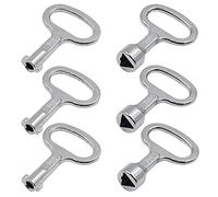 YKSVTNMU Wrench Socket Triangular 6 Piece Triangular Wrench Triangle Metal Key Box Meter Key Service Utility Lift Key for Cabinet Electric Box Gas Water Meter Box