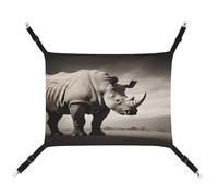 YKUDBN Portable Canvas Pet Hammock, South Africa Animal Print Stylish Pet Hammock Ideal for Small Pets, Breathable, Space-Saving and Easy to Clean