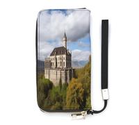 YKUDBN Pu Leather Wallet, Historical Monuments of Armenia Print Large Capacity Wallet Long Wallet for Women Handheld Clutch Wallet Modern Women's Wallet, style, 20x10.5cm, Modern