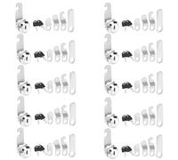 YKUKIZEE 10 Pcs 25 mm Locker Lock Keyed Alike, Cabinet Lock Cam with Key | with Keys and Lock Plates, Security Post Box Locks for Mailbox Box, Tool Letter Box, Filing Cabinet