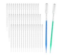 YKUKIZEE 100 PCS Clear 10 ML Pipette Dropper Long, Plastic Transfer Pipette Measuring, Washable Graduated Pipettes for Paint Mixing Pipettes Essential Oils Perfume DIY Art