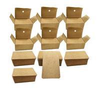 YKUKIZEE 1000 PCS Kraft Blank Business Cards, 8.9 x 5.2 cm Blank Kraft Paper Cards, Brown Blank Business Cards Cards for DIY School Home Activity Shorthand Study Flash Memory
