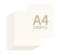 YKUKIZEE 200 Sheets A4 Ivory Card Paper 120 GSM, Cream Card Paper, A4 Coloured Craft Cards Papers for Printing Copying Arts Craft