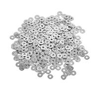 YKUKIZEE 500Pcs M4 Washers M4x12x1mm, 304 Stainless Steel Penny Washers Round, Metal Flat Repair Washer for Screws Bolts Nuts