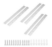 YKUKIZEE 6 Pack French Cleat Picture Hanger 12 inch, Heavy Duty Mirror Hanger Z Bar 30 cm, Interlocking Wall Brackets for Hanging Photo Painting Whiteboard Artwork