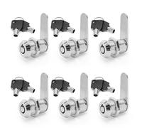 YKUKIZEE 6 PCS Thread Tubular Cam Lock with 2 Different Keys, 30 MM Cylinder Lock Zinc Alloy, Security RV Cabinet Lock for Mailbox Letterbox Cupboard Post Box Door
