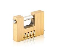 YKUKIZEE 62 mm Combination Padlock with Code, High Security Shipping Container Code Padlock 8 mm Thick Shackle, Brass Combination Codes Padlocks Outdoor Heavy Duty Waterproof Shed Warehouse Garage