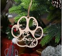 yky Personalised Wooden Christmas Tree Decorations, Different Name Ornament Christmas Hanging Gift Tree Wooden Tags (XF1)