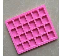 YL 24 Cavities Small Square G078 Silicone Cake Baking Mold Cake Pan Muffin Cups Handmade Soap Moulds Biscuit Chocolate Ice Cube Tray DIY