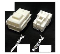 Yl-4.5mm Car Harness Connector 2/3 / 4/6 / 8/9/12/15 Pin Automobile Cable Male And Female Butt 45005 Terminal Sheath(6p,5sets)