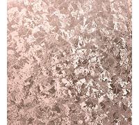 YL Velvet Crush Metallic Rose Gold Wallpaper Shimmer Leaf Textured Vinyl