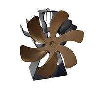 YL909 Stove Fan On Chimney for Wood Log for Quiet Heat Powered Wood Stove Fan 6-Bla Heat Powered Burning