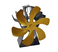 YL909 Stove Fan On Chimney for Wood Log for Quiet Heat Powered Wood Stove Fan 6-Bla Heat Powered Burning