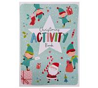 YLAB Christmas Activity Book - A4 Craft & Sticker Book - 20 Festive Pages - Colouring, Puzzles, Pop-Outs & Games - FSC Certified - Ideal Stocking Filler or Christmas Eve Box Gift