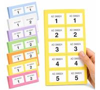 YLAB Raffle Tickets Book 1-1000 - Perforated, Security Numbered | Choose Colour: Pink, Blue, Green, Orange, Purple, White, Yellow | Fundraising, Prize Draws, Cloakroom, Events (Yellow)