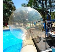 YLANMEI Giant Water Bubble Ball Toys for Adults Kids Inflatable Beach Ball Bubble Balloons Ball Beach Garden Ball Soft Rubber Ball Super Bubble Ball Outdoor 1.8mCustomized