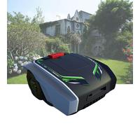 YLANMEI Robot Lawnmower for Lawns up to 1500m2 with 25% Slope, Ultra Quiet, Bluetooth App Controlled, Easy to Set Up, Advanced Safety Features,A
