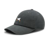 YLCYDLYU Baseball Cap White Goose Baseball Cap Interest Embroidered Duck Dad Hat Cotton Adjustable Unisex-Dark Grey-M