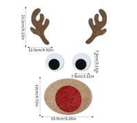 YLCYDLYU Christmas Decorations 2 Pieces Christmas Door Sticker Decorations Suitable For Refrigerator Wall Window Door Decoration-1-A