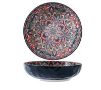 YLCYDLYU Dinner Set 2Pcs Ceramic Plates Retro Meal Household Tableware-11-A