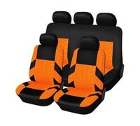 YLCYGJ 5 Seats Car Seat Cover Sets for Fiesta 5-Door HF/HG/HJ JA8 JC3/JD3/JH1 NA GxS GFJ 1984-2015 2016-2026, Cloth Breathable Non-Slip Wear Resistant Front Rear Covers Protector Interior Accessorie