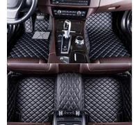 YLCYGJ Customized Car Floor Mats for Opel Zafira C (5 Seats) 2012-2023 (RHD), Waterproof Anti-Slip Leather Floor Mat Front Rear Row Protection Set Liners Accessories,A/Black-Black Wire