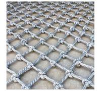 YldessmEU Kids Climbing Frame Net, Durable Polyamide Rope Netting for Training, Plant Support, Perfect for Outdoor Play and Activity(10mm/10cm,3x4m)