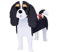 YLFFFZXK Plant Flower Pot Dog Planter Cute Ornament, Dog Flower Pot, Plant Container Holder PVC Material, for Garden Outdoor Indoor Decoratidog Flower Pot,Cavalier King,S