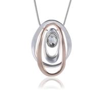 YLFKWLHRW Pendant Necklace Long Women's Necklace Creative Oval Hundred Sweater Chain(Gold)