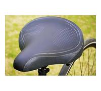 YLG Oversized Comfort Bike Seat for Casual Bike Rider - Large Bicycle Saddle Firm Cushioning for Women Men, Bike Accessories for Adult/MTB/Schwinn/Beach Bike