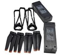 YLGOZFM For 2PCS Z908 PRO Drone for Lithium Battery 3.7V 2000mAh + CW CCW Propeller Folding Blade Protective Ring 8PCS