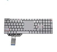 YLGOZFM RU US Laptop Backlit Keyboard For FEEDME F9 PRO MB3501005 XK-HS109 Russian English Backlight Keyboards Silver Keycaps(RU silver backlit)