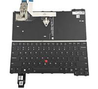 YLGOZFM US for Lenovo for ThinkPad T14 Gen 5 P14s L14 TP00159B 21MD Laptop Keyboard Easy to replace(Black Backlight US)