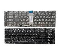 YLGOZFM US RU SP for MS-16J2 MS-16J3 MS-16J4 MS-16J5 MS-16J6 MS-16J9 MS-16JB MS-16H3 MS-16H5 MS-16H4 MS-16H6 MS-16H7 MS-16H8 Laptop Keyb Easy to replace(White no Light RU)