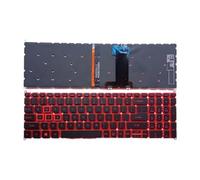 YLGOZFM US Russian Language Backlit Keyboard For for Nitro 5 for spin NP515-51 N17W1 51-80X 51N A317-51(US Backlit)