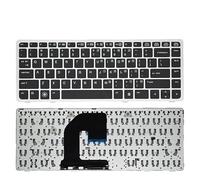 YLGOZFM US Russian Laptop Keyboard For HP for EliteBook 8460p 8460w 8460b 8470p 8470w 8470b 6460p 6460w 6460b 6470p 6470w 6470b(US Silver New)