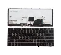 YLGOZFM US UI Russian Spanish Latin Brazil Portuguese Laptop Backlit Keyboard For HP for EliteBook 2170p 2170 Notebook PC(US Backlit Black)