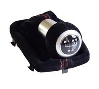 YLHMG 5/6 Speed Gear Shift Knob Cover,for A3 S3 2001 2002 2003 Car Styling Boot Gaiter Black Red Suede Leather Complete Gear Shift Boot(Black 5 Speed-Black)