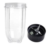 YLHMG Cross Blade + 16oz Cup Set, for Magic Bullet, Replacement Parts compatible with 250W, for, MB1001 Blender Replacement Blender Blade Part