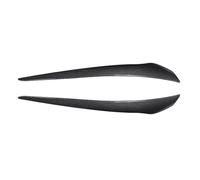 YLHMG For BMW E92 E93 2007-2014 Tuning Gloss Black ABS Car Front Headlight Eyebrows Eyelid Lid Trim Lamp Cover Sticker Car Headlight Stickers(Carbon Look)