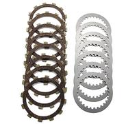YLHMG Motorcycle Clutch Friction Disc Plate Kit, for XZ550RJ XZ550RK XJ650LK XJ650K XJ750 RF/RJ/RK 5Y1-16321-00 8 4H7-16325-00 Clutch Friction Plate
