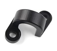YLHMG Motorcycle Rear Brake Hose Cable Clamp Aluminum Line Guide Holder Black, for CR125/250R 1998-2007, CRF250R 2004-2009, CRF250X 2004-2017 Brake Hose Clamp