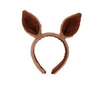 Ylimaf Kangaroo Costumes Accessories, Cute Kangaroo Ears Animal Headband for Masquerade, Bathing, Facial Mask, Party, Cosplay, Hairband, Brown