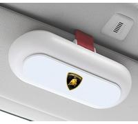 YLINNB Car Sun Visor Sunglasses Clip for Lamborghini Revuelto/Temerario/Urus/Huracán, Multi-functional Sunglass Organizer Compact Storage Accessory,White