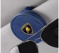 YLINNB Car Sun Visor Sunglasses Clip for Lamborghini Revuelto/Temerario/Urus/Huracán, Multi-functional Sunglass Organizer Compact Storage Accessory,Blue