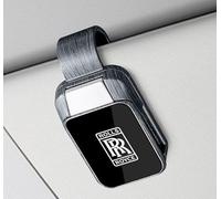 YLINNB Car Sun Visor Sunglasses Clip for Rolls-Royce Ghost/Phantom/Cullinan/Spectre, Multi-functional Sunglass Organizer Compact Storage Accessory,Grey