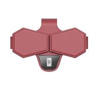 YLINNB Car Sun Visor Sunglasses Clip for Rolls-Royce Ghost/Phantom/Cullinan/Spectre, Multi-functional Sunglass Organizer Compact Storage Accessory,Red