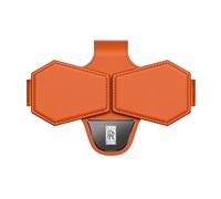 YLINNB Car Sun Visor Sunglasses Clip for Rolls-Royce Ghost/Phantom/Cullinan/Spectre, Multi-functional Sunglass Organizer Compact Storage Accessory,Orange